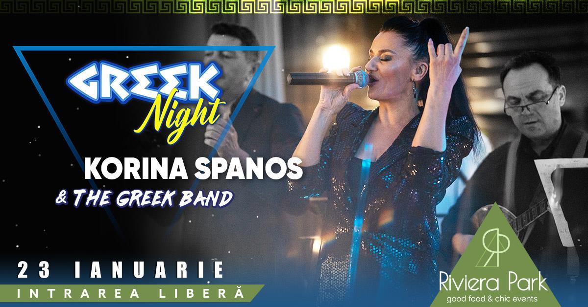 Concert Korina Spanos & Band – Greek Night @RivieraPark, 1, riviera-park.ro