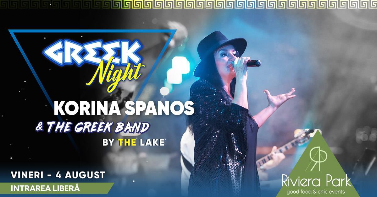 Concert Korina Spanos & Band – Greek Night | #PeTerasÄƒ @RivieraPark, 1, riviera-park.ro