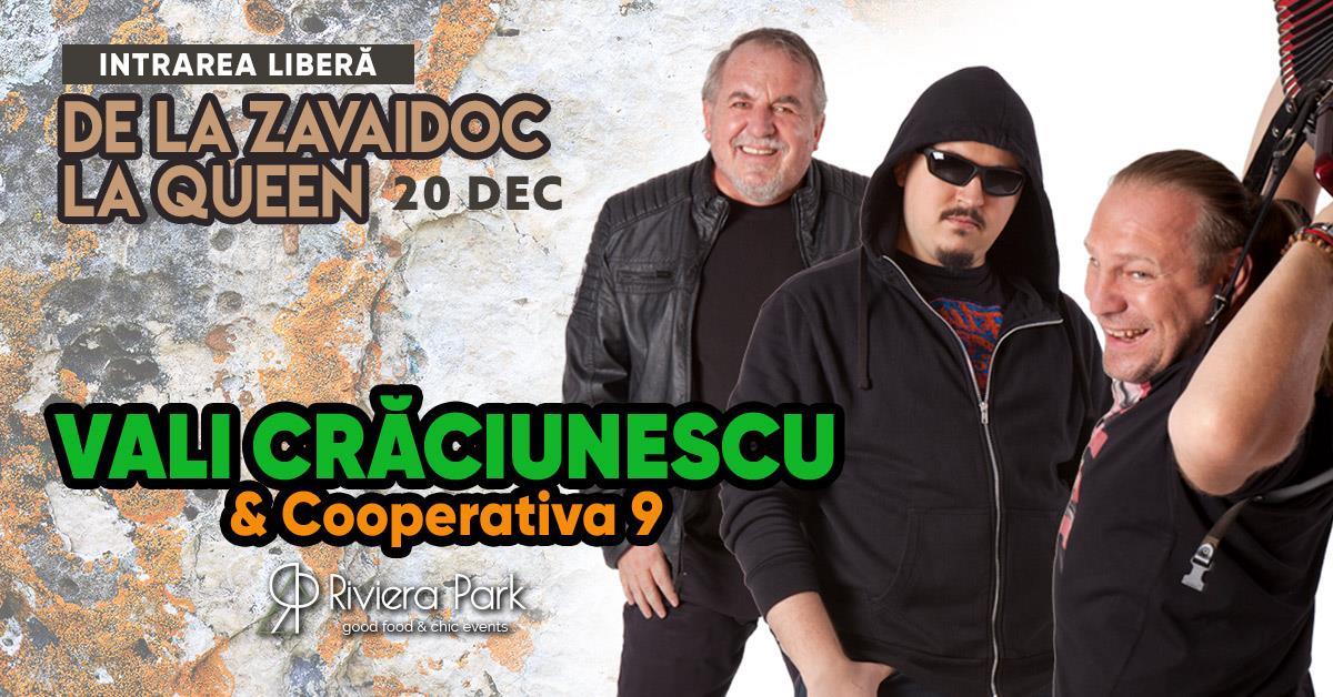 Concert Vali Crăciunescu & Cooperativa 9 I de la Zavaidoc la Queen, 1, riviera-park.ro
